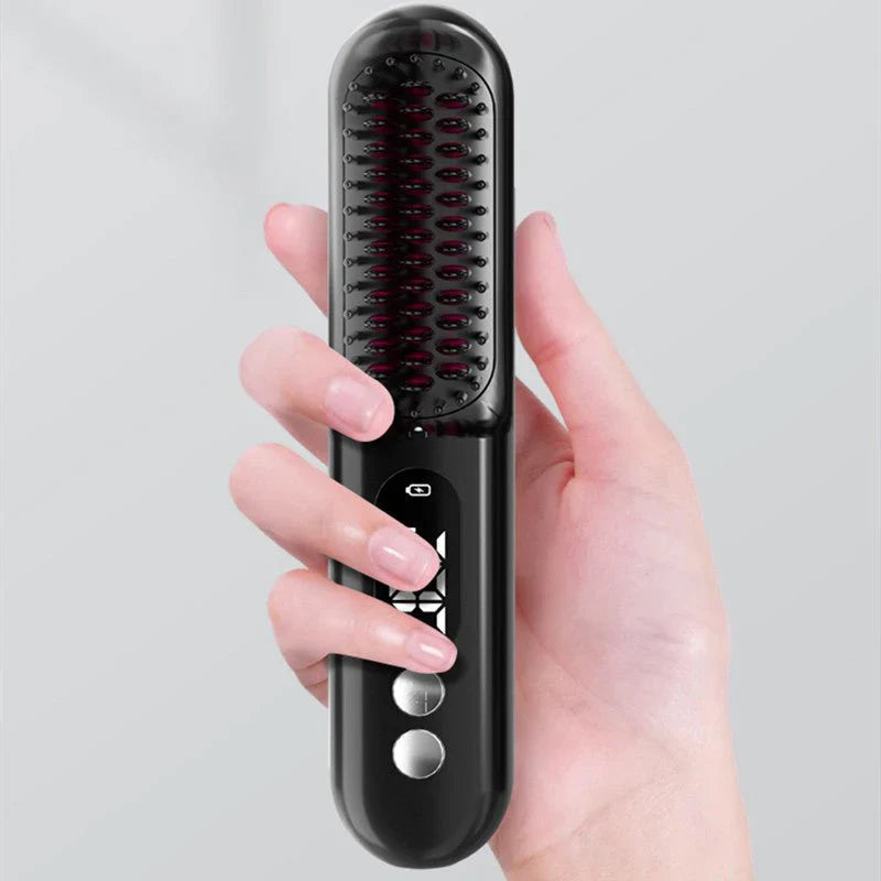 Charging Straight Comb Wireless Portable Travelمشط فرد الشعر اللاسلكي المحمول للشحن والسفر