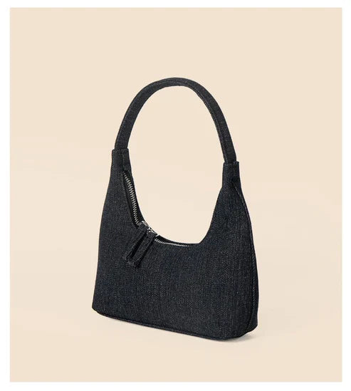 Denim Bag Fashion Women's Minority Simple   حقيبة نسائية عصرية بسيطة بتصميم جينز مميز