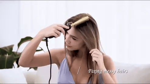Hot Comb Straightener مشط كهربائي لفرد الشعر