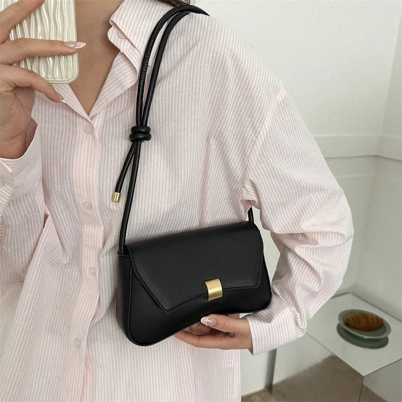 Fashion Women's New Minority Simple Shoulder Bag   حقيبة كتف نسائية عصرية جديدة بتصميم بسيط وفريد