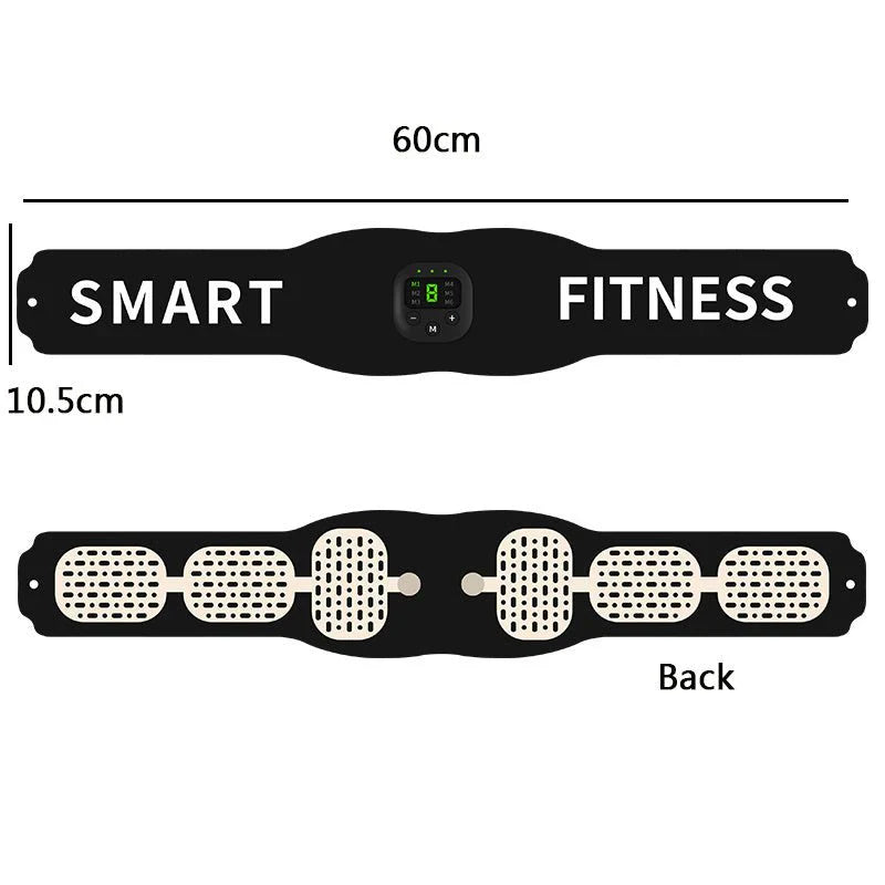 Fitness belt muscle fitness stickers  حزام اللياقة البدنية وملصقات تحفيز العضلات