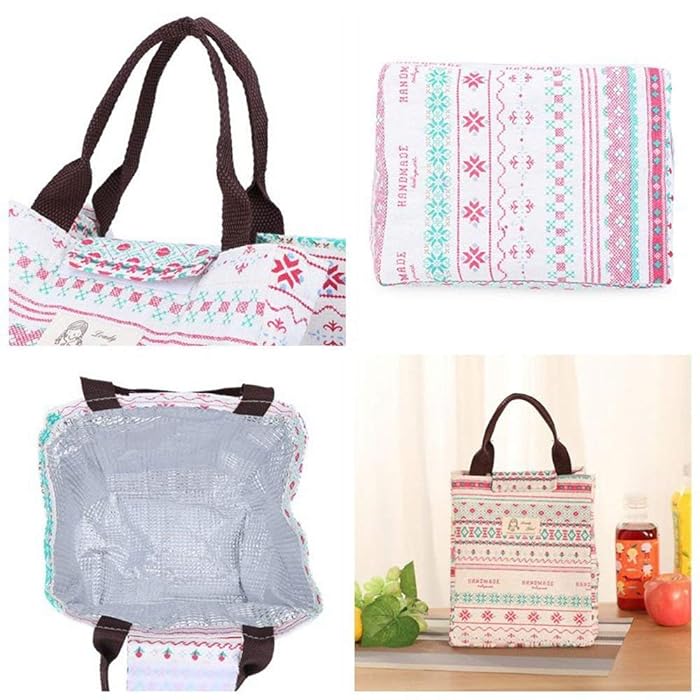 Insulated Lunch Bag for Women   حقيبة طعام نسائية معزولة حرارياً