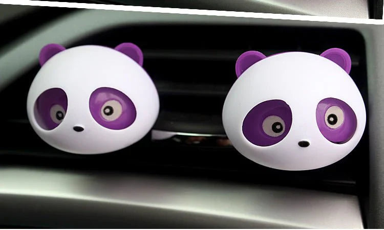 Panda Car Perfume Car Perfume Seat Cute Solid Car Aromatherapyعطر سيارة الباندا، مقعد عطر السيارة، بخور سيارة صلب لطيف