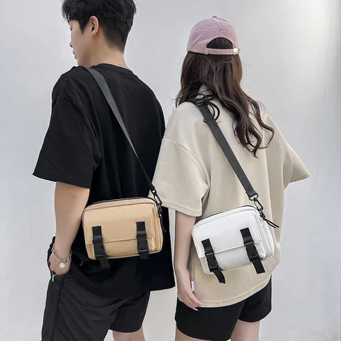Retro Kit Satchel Neutral Universal Water-Proof Bag   حقيبة كتف كلاسيكية محايدة متعددة الاستخدامات مقاومة للماء