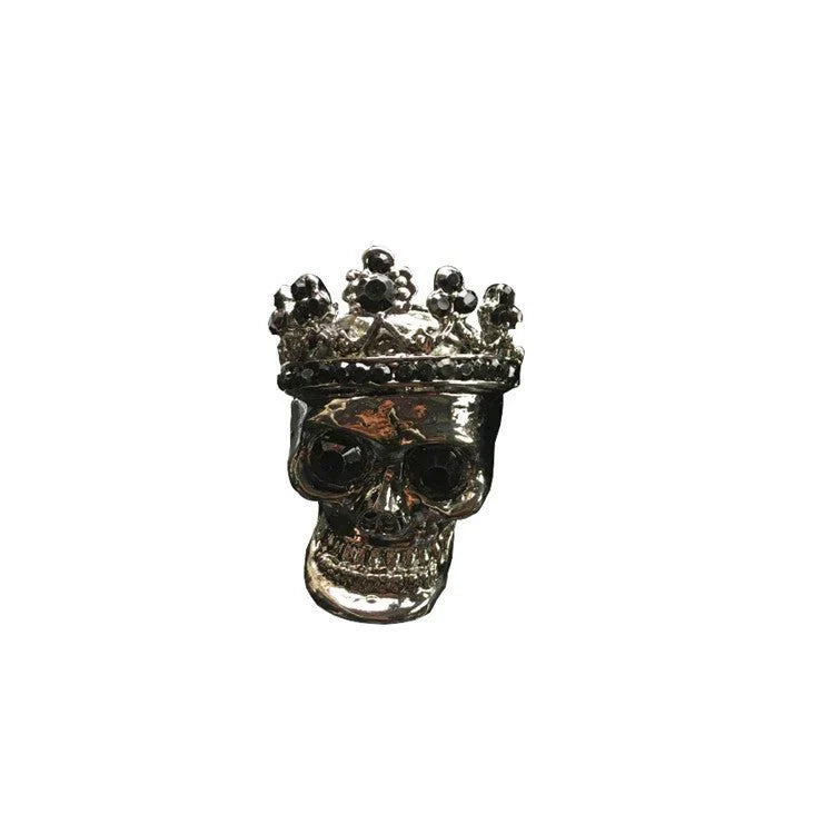 Retro Metal Skull Car Vent Perfume  عطر سيارة بفتحة تهوية على شكل جمجمة معدنية كلاسيكية