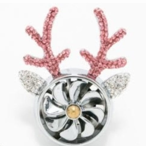 Car Aromatherapy, Diamond-encrusted Antlers, Car Ornaments, Perfume Fans, Car Accessoriesمعطر سيارة، قرون أيل مرصعة بالألماس، زينة سيارة، مروحة عطر، إكسسوارات سيارة