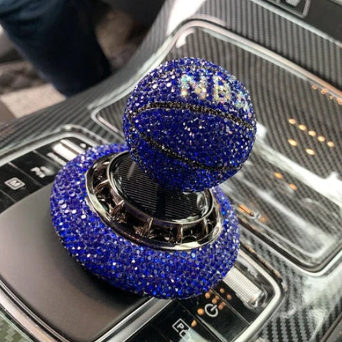 Solar Car Perfume Decoration Rotating Ball Ornamentزينة عطر السيارة الشمسية على شكل كرة دوارة