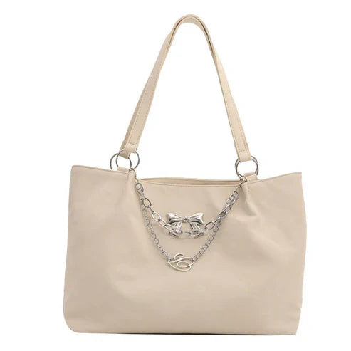Simple Fashion Large Capacity Women's Shoulder Bag   حقيبة كتف نسائية بسيطة وعصرية بسعة كبيرة