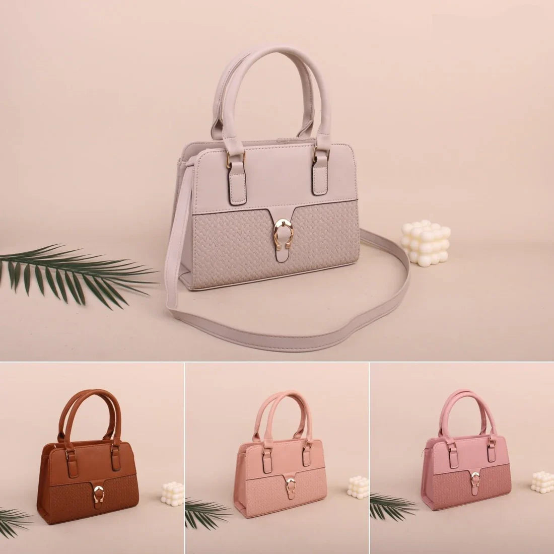 Suede Women Handbag  حقيبة يد نسائية من الشامواه