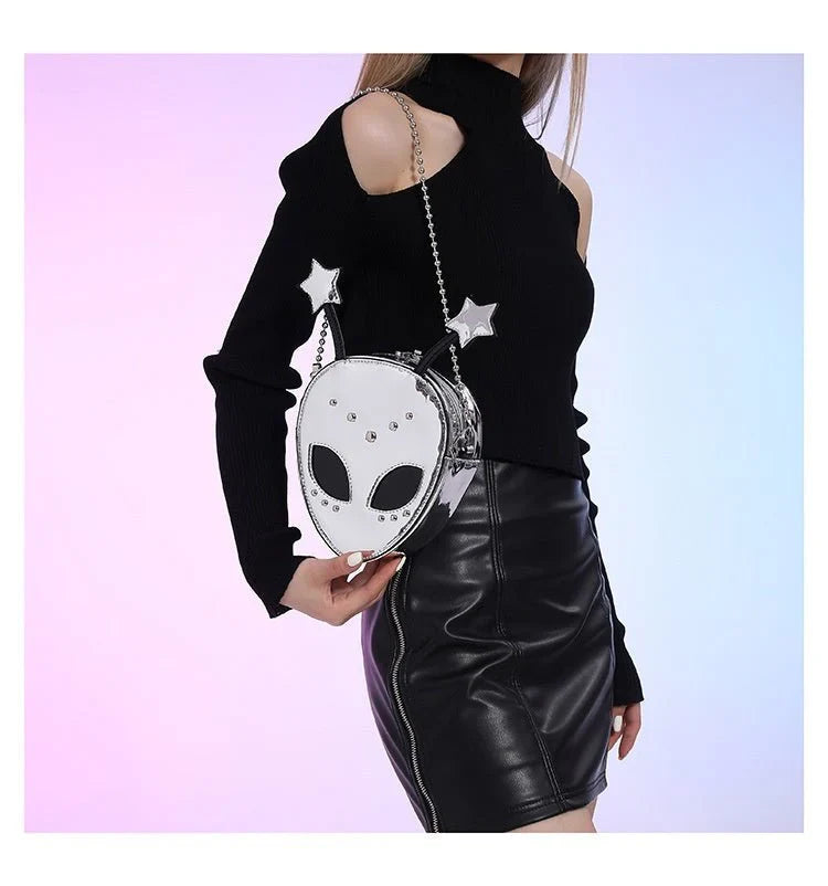 Trend Special-interest Design Shiny Fashion Shoulder Popular Messenger Bag  حقيبة كتف عصرية بتصميم لامع مميز وشهير