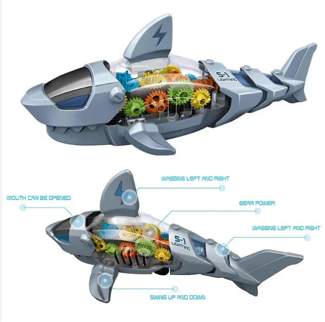 Universal Shark Toys With Light لعب القرش العالمية مع الضوء