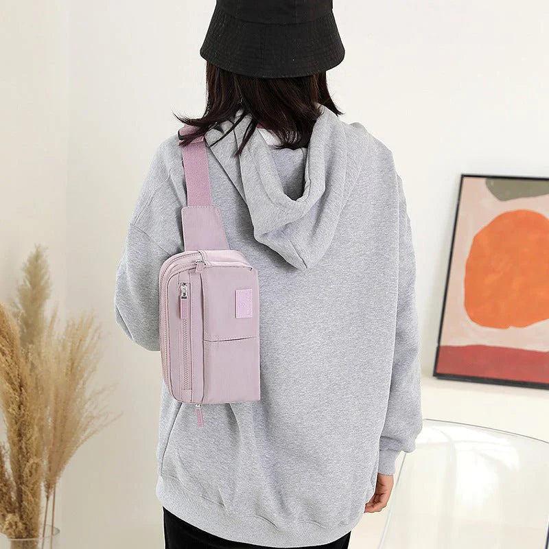 Waist Bag Men And Women Multi-purpose Large Capacity  حقيبة خصر متعددة الاستخدامات بسعة كبيرة للرجال والنساء