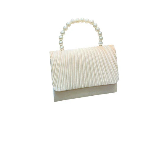 Women's Fashion Pleated Evening Bag   حقيبة سهرة نسائية عصرية مطوية التصميم
