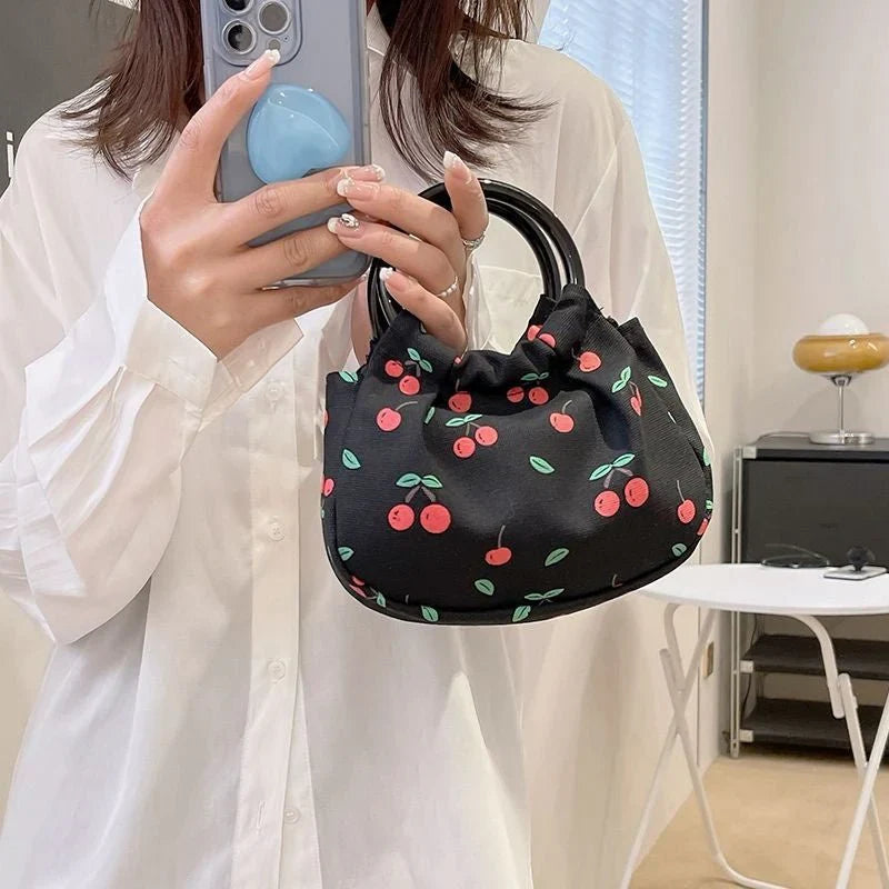 Women's Handbag Small Round Bag Body Spare Hand Handbag Mini  حقيبة يد نسائية صغيرة دائرية الشكل، حقيبة جانبية صغيرة بحجم ميني