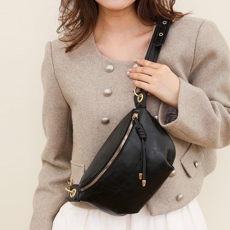 Women's Stylish Graceful Simple Casual Shoulder Bag   حقيبة كتف نسائية أنيقة وبسيطة وعملية للاستخدام اليومي
